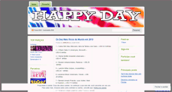 Desktop Screenshot of happydaay.wordpress.com