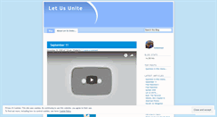 Desktop Screenshot of letusunite.wordpress.com