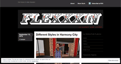 Desktop Screenshot of flexxxin.wordpress.com