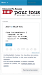 Mobile Screenshot of ieppourtous.wordpress.com