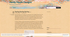 Desktop Screenshot of handyhippie.wordpress.com