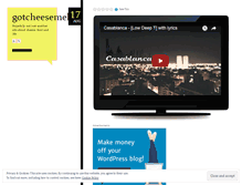 Tablet Screenshot of gotcheesemeh.wordpress.com