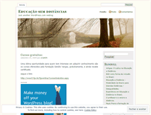 Tablet Screenshot of educacaosemdistancias.wordpress.com