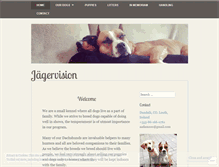 Tablet Screenshot of jagervision.wordpress.com