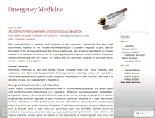 Tablet Screenshot of emergencymed.wordpress.com