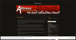 Desktop Screenshot of lilmisschris.wordpress.com