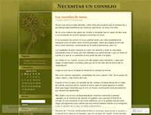 Tablet Screenshot of necesitasunconsejo.wordpress.com