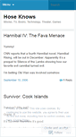 Mobile Screenshot of hoseknows.wordpress.com