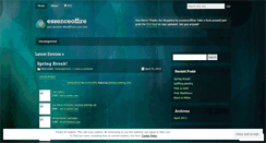 Desktop Screenshot of essenceoffire.wordpress.com