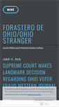 Mobile Screenshot of forasteroohioohiostranger.wordpress.com