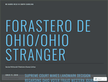 Tablet Screenshot of forasteroohioohiostranger.wordpress.com