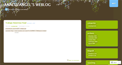 Desktop Screenshot of analuzangel.wordpress.com
