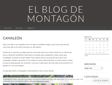 Tablet Screenshot of elblogdemontagon.wordpress.com