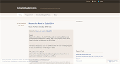 Desktop Screenshot of downloadnotes.wordpress.com