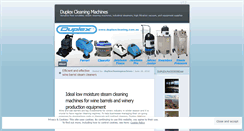 Desktop Screenshot of duplexcleaningmachines.wordpress.com