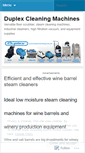 Mobile Screenshot of duplexcleaningmachines.wordpress.com