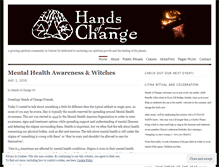 Tablet Screenshot of handsofchangenj.wordpress.com