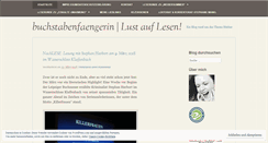 Desktop Screenshot of buchstabenfaengerin.wordpress.com