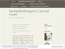 Tablet Screenshot of buchstabenfaengerin.wordpress.com