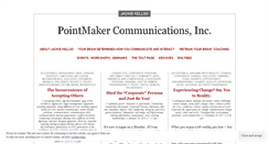 Desktop Screenshot of pointmakercommunications.wordpress.com