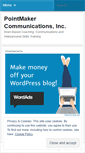 Mobile Screenshot of pointmakercommunications.wordpress.com