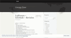 Desktop Screenshot of lineagezone.wordpress.com
