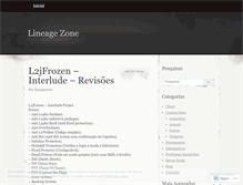 Tablet Screenshot of lineagezone.wordpress.com