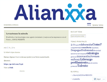 Tablet Screenshot of aliannxa.wordpress.com