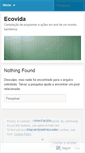 Mobile Screenshot of ecovida.wordpress.com