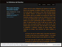 Tablet Screenshot of labibliotecadelnautilus.wordpress.com