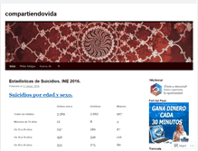 Tablet Screenshot of compartiendovida.wordpress.com