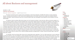 Desktop Screenshot of businessmanagement.wordpress.com