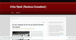 Desktop Screenshot of erikaopali.wordpress.com