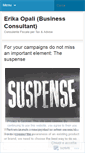 Mobile Screenshot of erikaopali.wordpress.com