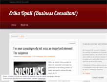 Tablet Screenshot of erikaopali.wordpress.com