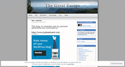 Desktop Screenshot of matrixgreatescape.wordpress.com