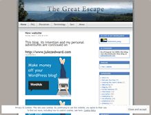 Tablet Screenshot of matrixgreatescape.wordpress.com