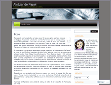Tablet Screenshot of alcazares.wordpress.com