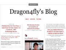 Tablet Screenshot of dragon4fly.wordpress.com