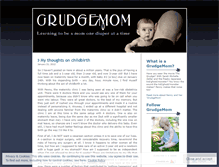 Tablet Screenshot of grudgemom.wordpress.com