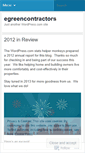 Mobile Screenshot of egreencontractors.wordpress.com