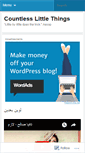 Mobile Screenshot of countlesslittlethings.wordpress.com