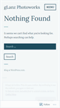 Mobile Screenshot of glanzphotoworks.wordpress.com