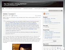 Tablet Screenshot of beingbongo.wordpress.com