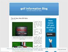 Tablet Screenshot of golfinfoguy.wordpress.com