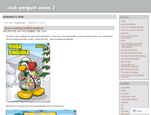 Tablet Screenshot of acessclubpenguin.wordpress.com