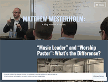 Tablet Screenshot of mwesterholm.wordpress.com