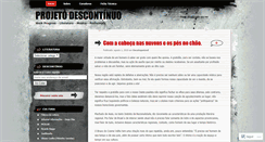 Desktop Screenshot of descontinuoproject.wordpress.com