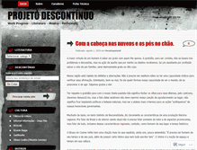 Tablet Screenshot of descontinuoproject.wordpress.com