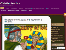 Tablet Screenshot of christianwarfare.wordpress.com